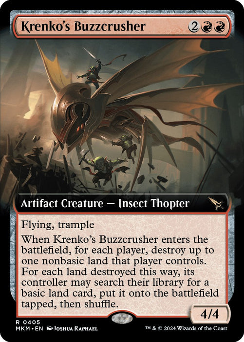 Krenko's Buzzcrusher (Extended Art) [MKM - 405]