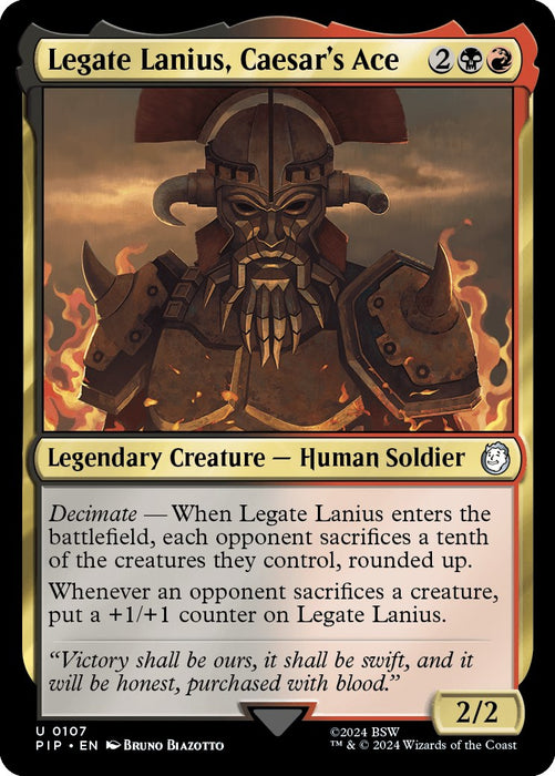 Legate Lanius, Caesar's Ace [PIP - 107]