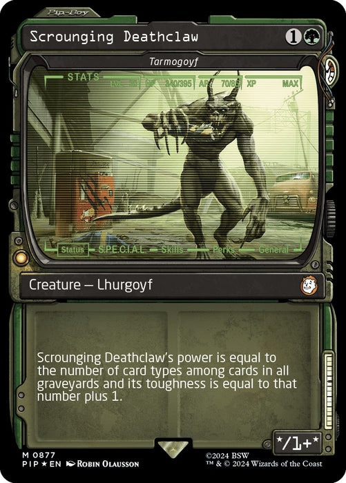 Scrounging Deathclaw - Tarmogoyf (Showcase) (Surge Foil) [PIP - 877]