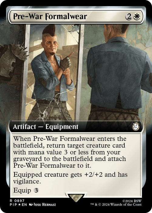 Pre-War Formalwear (Extended Art) (Surge Foil) [PIP - 897]