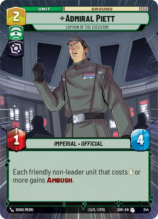 Admiral Piett - Captain of the Executor (Hyperspace) (344) [Spark of Rebellion]