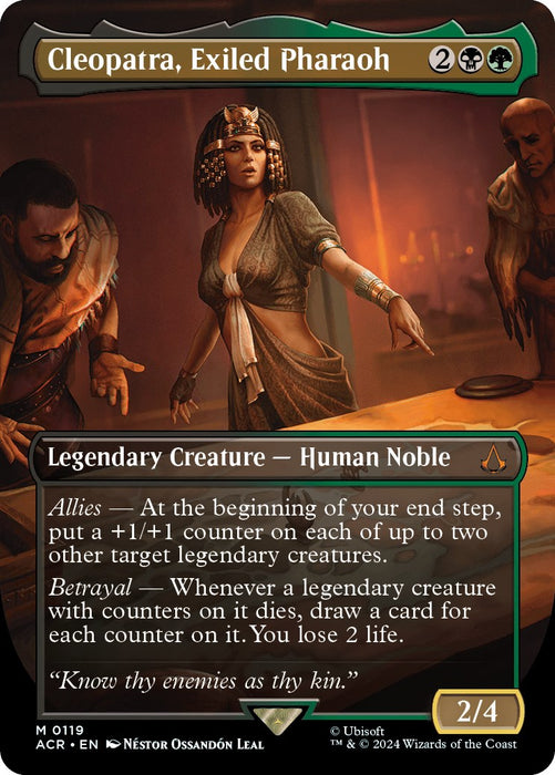 Cleopatra, Exiled Pharaoh (Borderless) [ACR - 119]