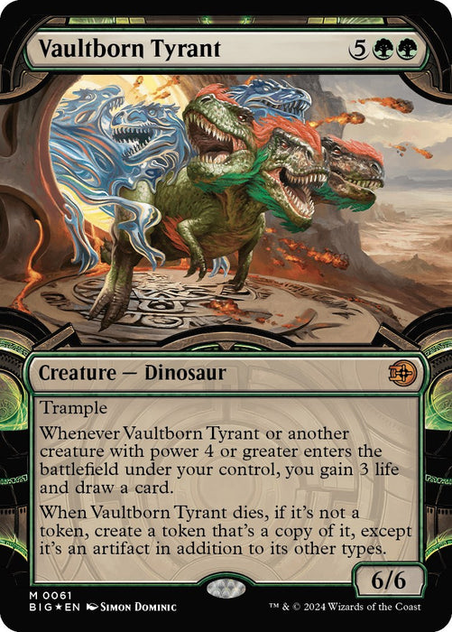 Vaultborn Tyrant (Showcase) (Raised Foil) [BIG - 61]