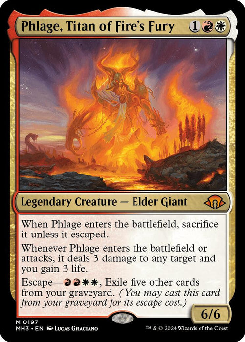 Phlage, Titan of Fire's Fury [MH3 - 197]