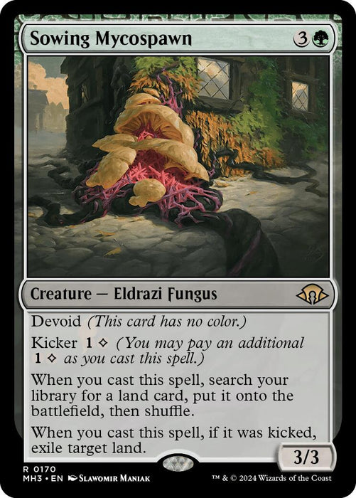 Sowing Mycospawn