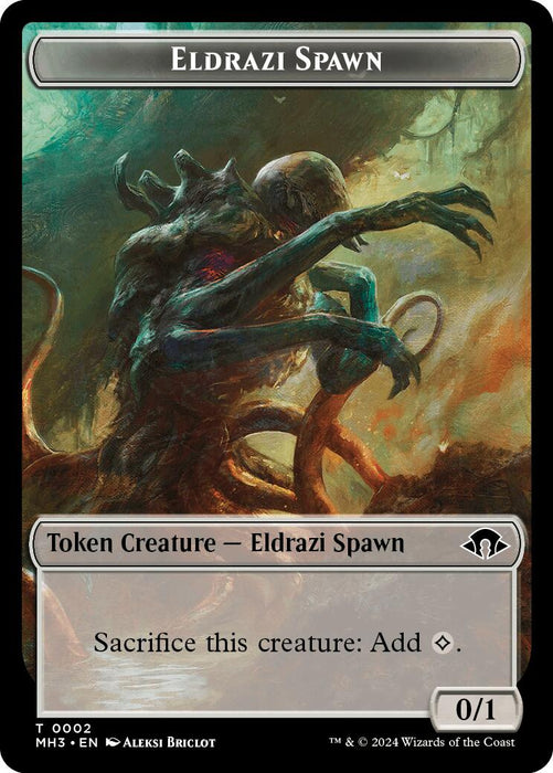 Eldrazi Spawn // Plant Double-Sided Token