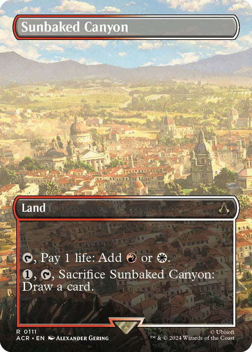 Sunbaked Canyon (Borderless)