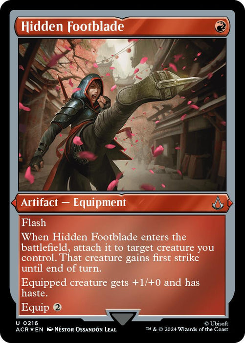 Hidden Footblade (Foil Etched) [ACR - 216]