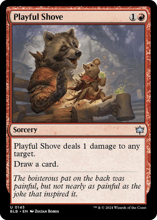 Playful Shove