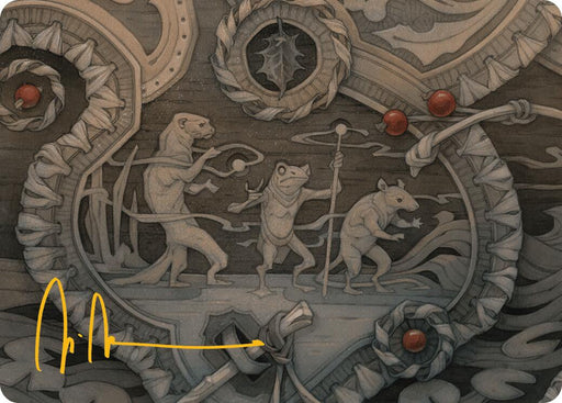 Season of Weaving Art Card (Gold-Stamped Signature)