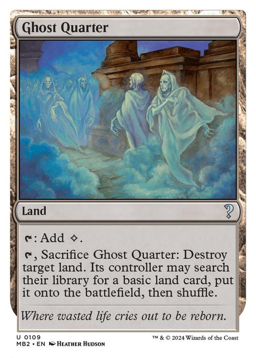 Ghost Quarter (White Border)