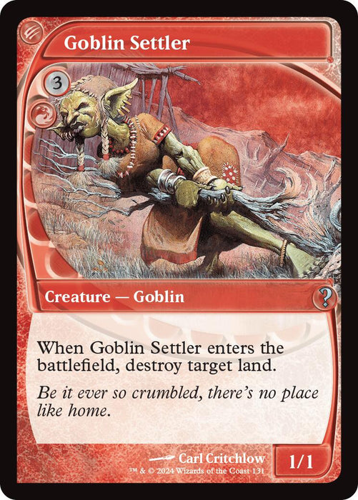 Goblin Settler (Future Sight)
