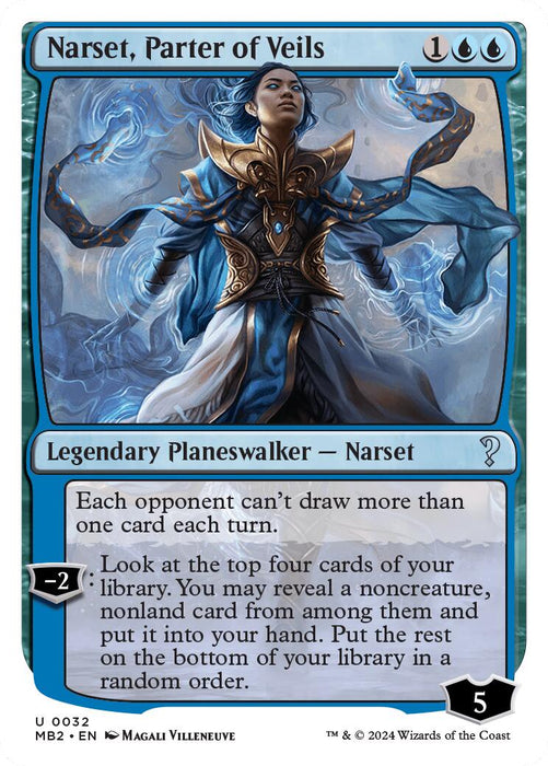 Narset, Parter of Veils (White Border)
