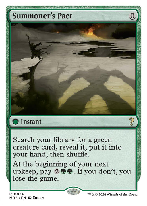 Summoner's Pact (White Border)