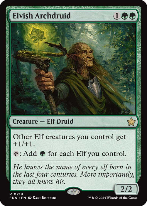 Elvish Archdruid [FDN - 219]