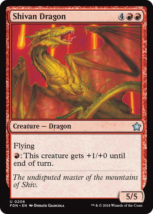 Shivan Dragon [FDN - 206]