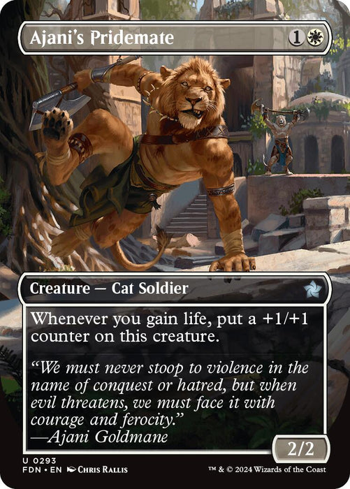 Ajani's Pridemate (Borderless) [FDN - 293]