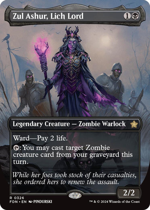 Zul Ashur, Lich Lord (Borderless) [FDN - 326]