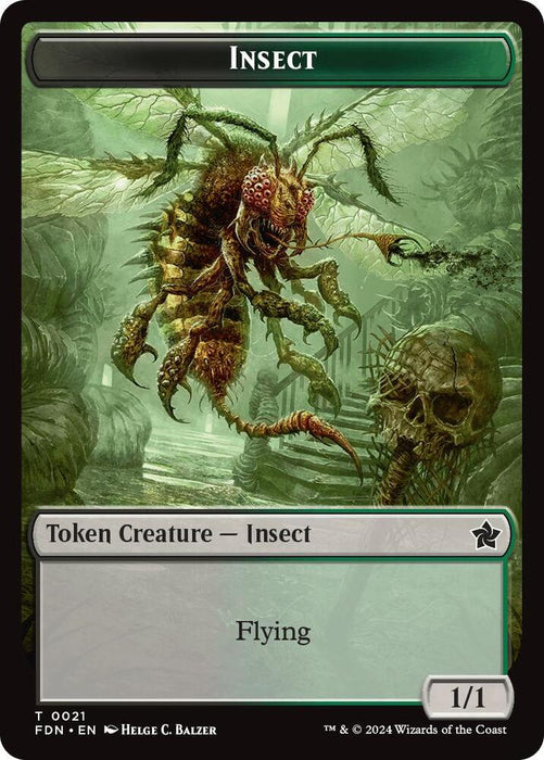 Goblin // Insect Doubled-Sided Token (Back)