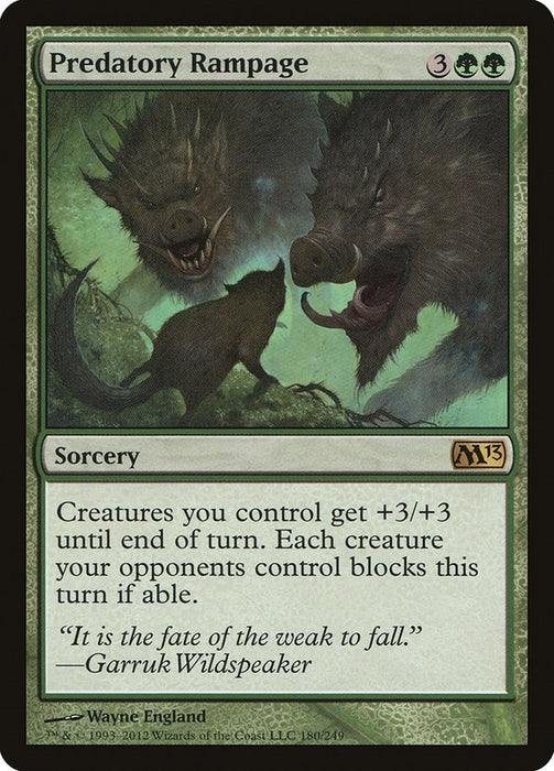 Predatory Rampage [M13 - 180]