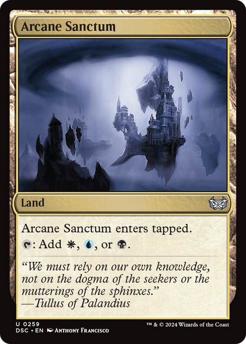 Arcane Sanctum [Duskmourn: House of Horror Commander]