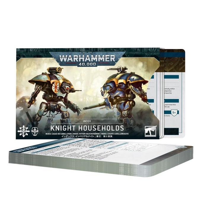 Knight Households -  Index Cards