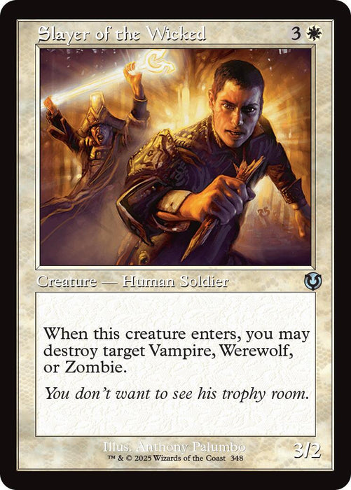 Slayer of the Wicked (Retro Frame)