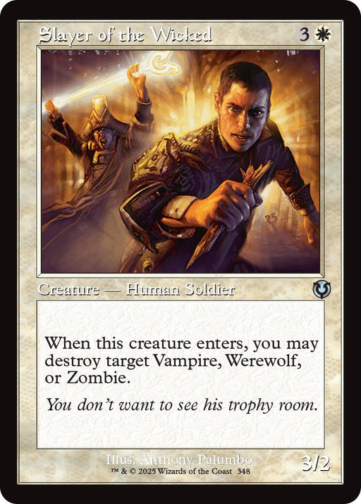 Slayer of the Wicked (Retro Frame)