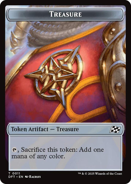 Dinosaur Dragon // Treasure Double-Sided Token (Back)