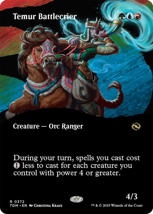 Temur Battlecrier (Borderless)