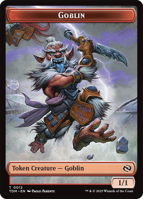 Goblin // Warrior Double-Sided Token