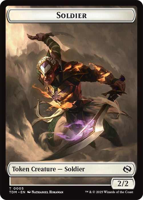 Soldier (0004) // Soldier (0005) Double-Sided Token (Back)