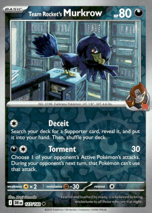 Team Rocket's Murkrow - 127/182