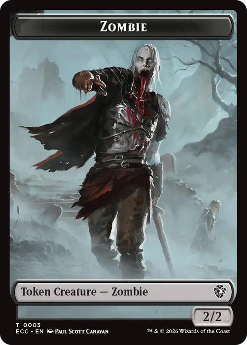 Zombie // Snake Double-Sided Token