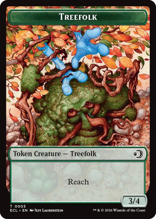 Treefolk // Goblin Double-Sided Token