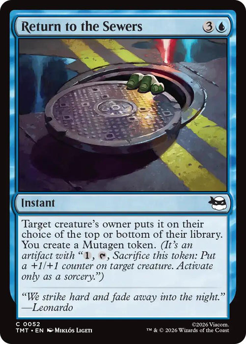 Return to the Sewers