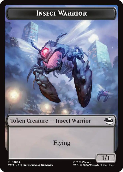 Insect Warrior // Food Double-Sided Token
