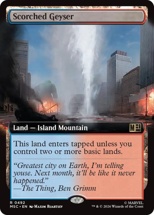 Scorched Geyser (Extended Art)