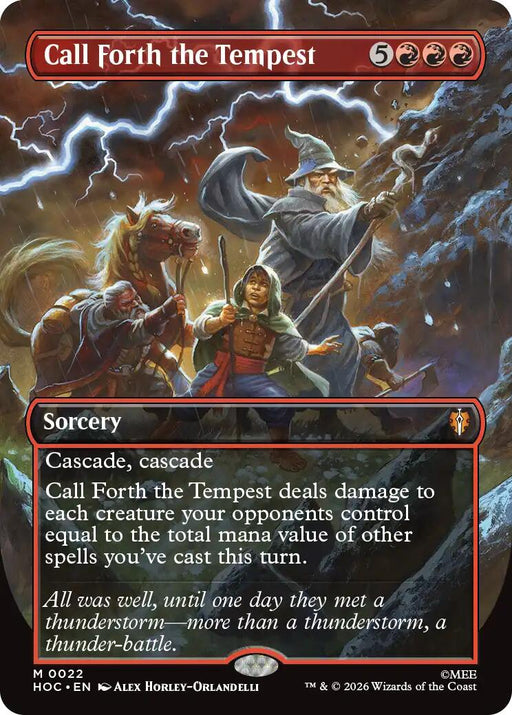 Call Forth the Tempest (Borderless)