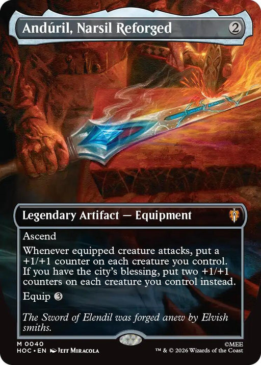 Anduril, Narsil Reforged (Borderless)