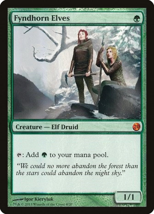 Fyndhorn Elves [V13 - 4]