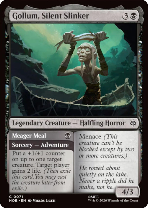Gollum, Silent Slinker
