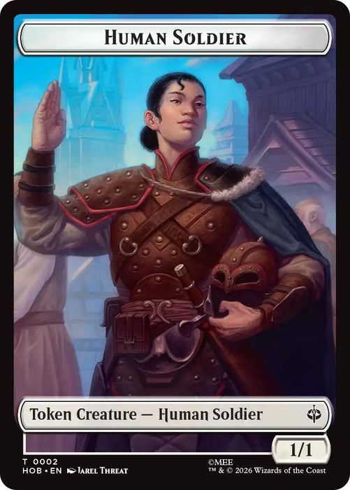 Human Soldier // On An Adventure Double-Sided Token