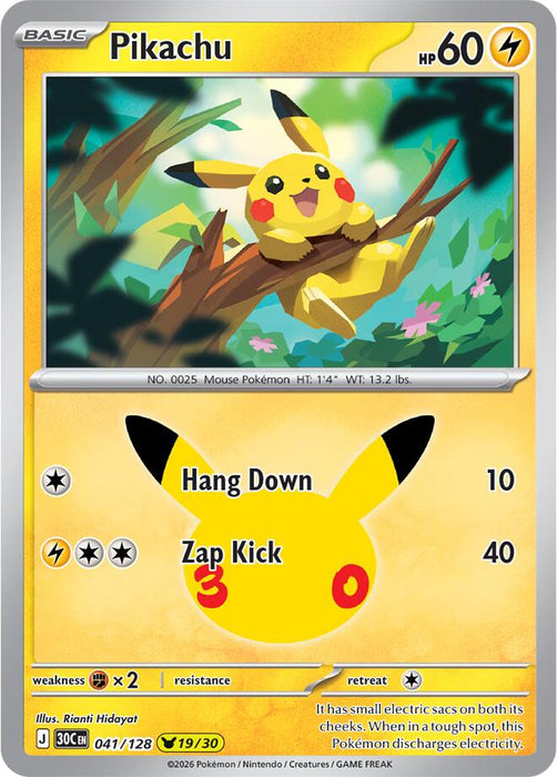 Pikachu - 041/128