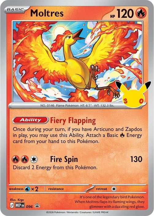 Moltres - 096 (30th Celebration)
