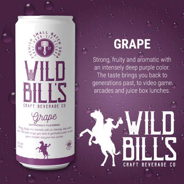 Grape - Premium Cane Sugar Soda, 12-Pack, Cans