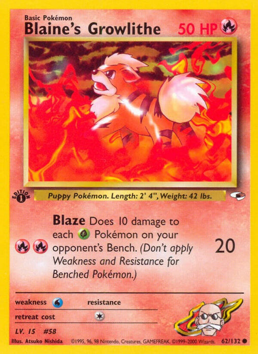 Blaine's Growlithe (62) [G1 - 062/132]