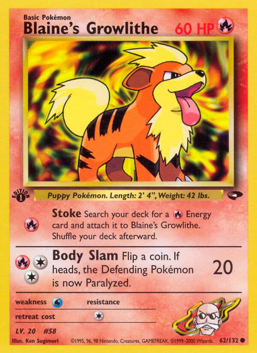 Blaine's Growlithe [G2 - 062/132]