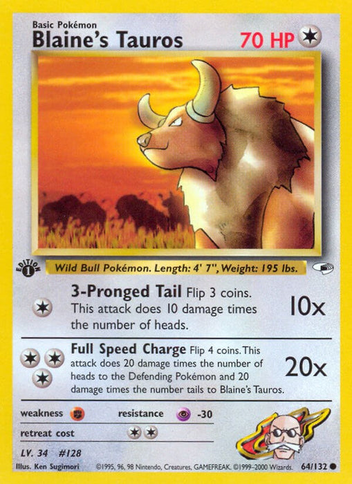 Blaine's Tauros [G1 - 064/132]