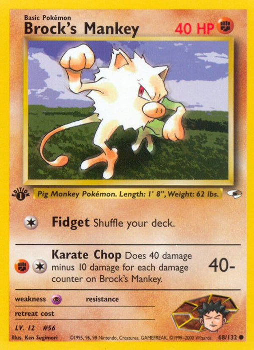 Brock's Mankey (68) [G1 - 068/132]